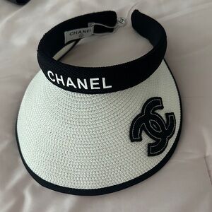 CHANEL Monochrome Logo Visor